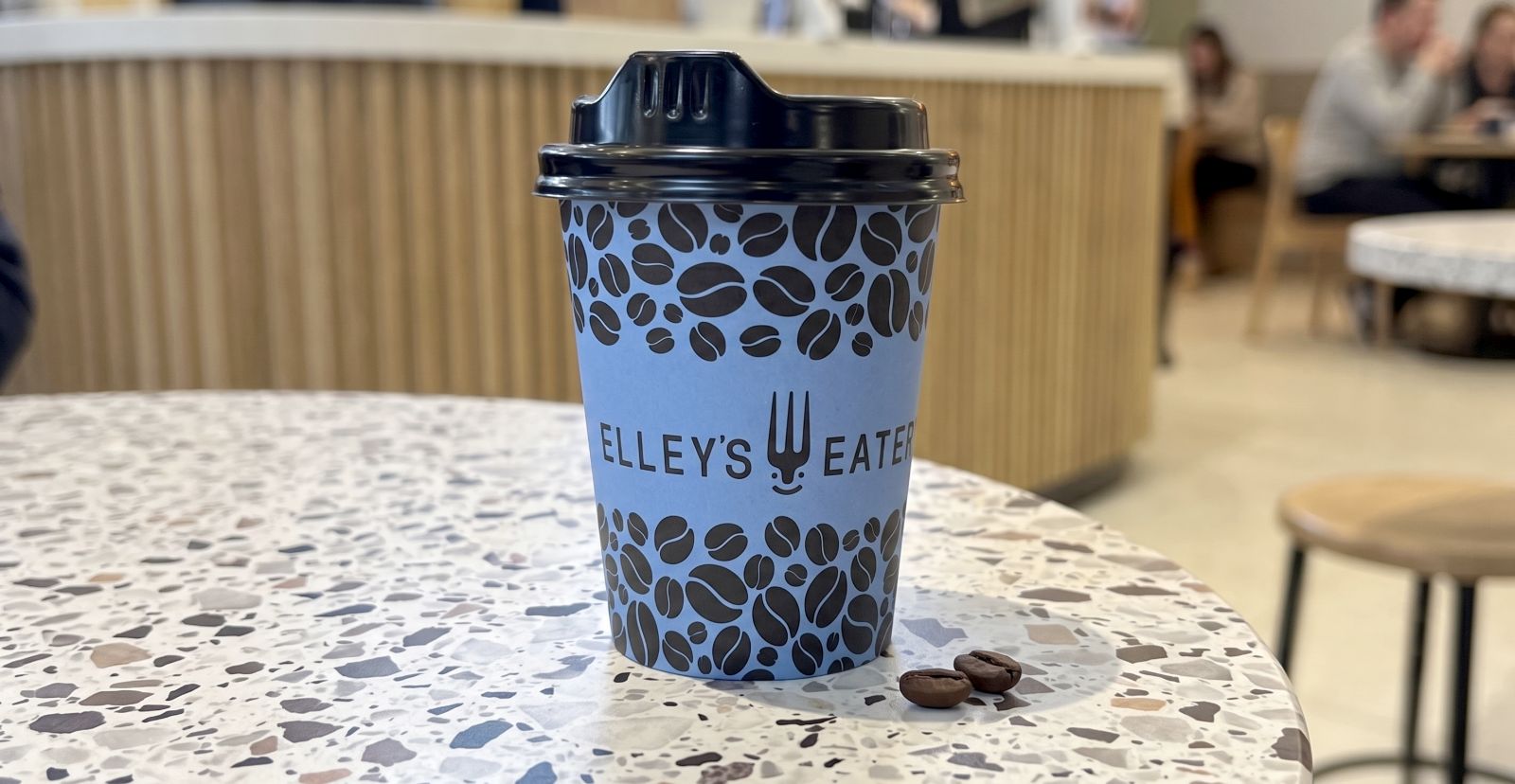 Elley's takeaway cup